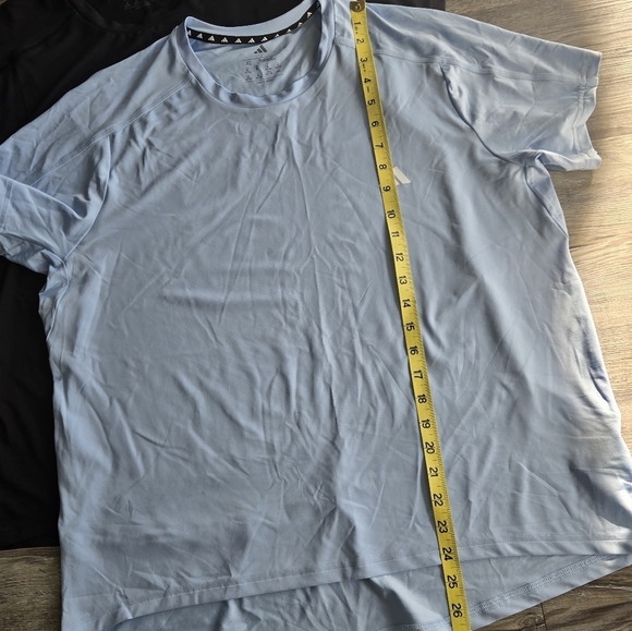 Adidas Women’s Active Tee Bundle — Light Blue + Black (XL) - Picture 7 of 11